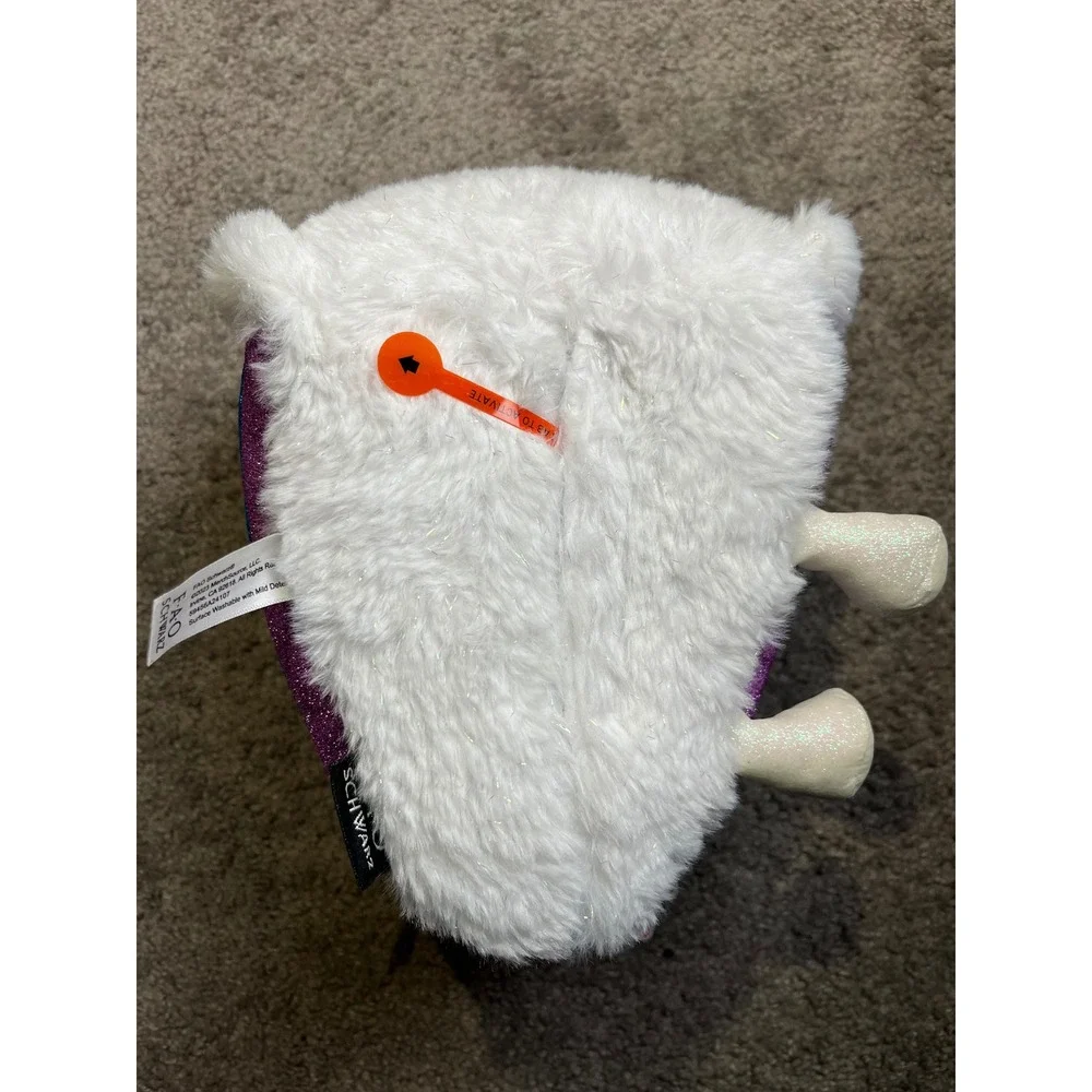 FAO Schwarz Glow-Brights Snack Shop Rainbow Ice Cream Sandwich Light Sound Plush